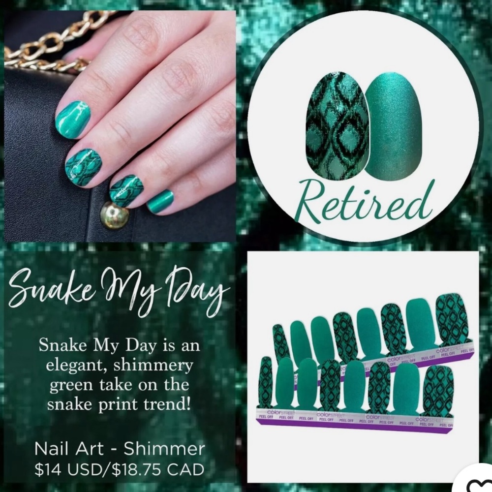 ColorStreet Snake My Day Nail Strips
